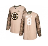 Men Adidas Boston Bruins #8 Cam Neely Camo Authentic 2017 Veterans Day Stitched NHL Jersey
