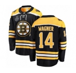Men's Boston Bruins #14 Chris Wagner Authentic Black Home Fanatics Branded Breakaway 2019 Stanley Cup Final Bound Hockey Jersey