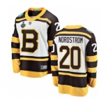 Men's Boston Bruins #20 Joakim Nordstrom White Winter Classic Fanatics Branded Breakaway 2019 Stanley Cup Final Bound Hockey Jersey