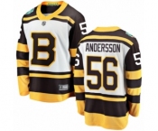 Men's Boston Bruins #56 Axel Andersson White 2019 Winter Classic Fanatics Branded Breakaway NHL Jersey
