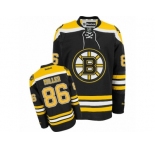 Men's Reebok Boston Bruins #86 Kevan Miller Authentic Black Home NHL Jersey