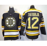 nhl jerseys boston bruins #12 iginla black