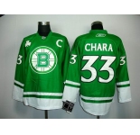 nhl jerseys boston bruins #33 chara green