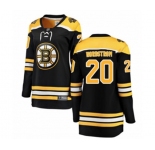 Women Boston Bruins #20 Joakim Nordstrom Authentic Black Home Fanatics Branded Breakaway NHL Jersey