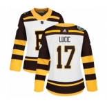 Women's Adidas Boston Bruins #17 Milan Lucic Authentic White 2019 Winter Classic NHL Jersey