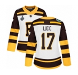Women's Boston Bruins #17 Milan Lucic Authentic White Winter Classic 2019 Stanley Cup Final Bound Hockey Jersey