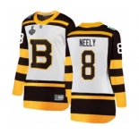 Women's Boston Bruins #8 Cam Neely White Winter Classic Fanatics Branded Breakaway 2019 Stanley Cup Final Bound Hockey Jersey