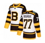 Youth Adidas Boston Bruins #77 Ray Bourque Authentic White 2019 Winter Classic NHL Jersey