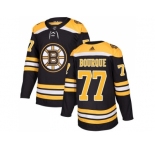 Youth Adidas Boston Bruins #77 Ray Bourque Black Home Authentic Stitched NHL Jersey