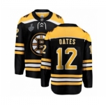 Youth Boston Bruins #12 Adam Oates Authentic Black Home Fanatics Branded Breakaway 2019 Stanley Cup Final Bound Hockey Jersey