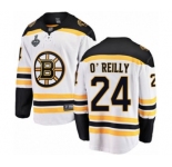 Youth Boston Bruins #24 Terry O'Reilly Authentic White Away Fanatics Branded Breakaway 2019 Stanley Cup Final Bound Hockey Jersey