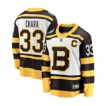 Youth Boston Bruins #33 Zdeno Chara White 2019 Winter Classic Fanatics Branded Breakaway NHL Jersey