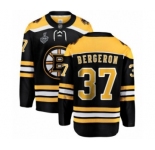 Youth Boston Bruins #37 Patrice Bergeron Authentic Black Home Fanatics Branded Breakaway 2019 Stanley Cup Final Bound Hockey Jersey