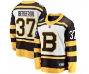 Youth Boston Bruins #37 Patrice Bergeron White 2019 Winter Classic Fanatics Branded Breakaway NHL Jersey