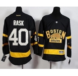 Youth Boston Bruins #40 Tuukka Rask Reebok Black 2016 Winter Classic Premier Jersey