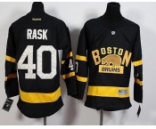 Youth Boston Bruins #40 Tuukka Rask Reebok Black 2016 Winter Classic Premier Jersey