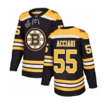 Youth Boston Bruins #55 Noel Acciari Premier Black Home 2019 Stanley Cup Final Bound Hockey Jersey