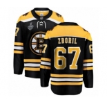 Youth Boston Bruins #67 Jakub Zboril Authentic Black Home Fanatics Branded Breakaway 2019 Stanley Cup Final Bound Hockey Jersey