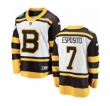 Youth Boston Bruins #7 Phil Esposito White 2019 Winter Classic Fanatics Branded Breakaway NHL Jersey