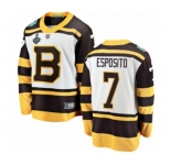 Youth Boston Bruins #7 Phil Esposito White Winter Classic Fanatics Branded Breakaway 2019 Stanley Cup Final Bound Hockey Jersey