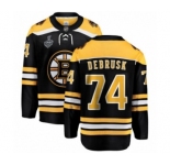 Youth Boston Bruins #74 Jake DeBrusk Authentic Black Home Fanatics Branded Breakaway 2019 Stanley Cup Final Bound Hockey Jersey