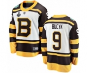 Youth Boston Bruins #9 Johnny Bucyk White Winter Classic Fanatics Branded Breakaway 2019 Stanley Cup Final Bound Hockey Jersey