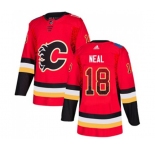 Calgary Flames #18 James Neal Authentic Red Drift Fashion Hockey Jersey