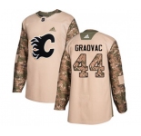 Calgary Flames #44 Tyler Graovac Authentic Camo Veterans Day Practice Hockey Jersey