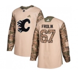 Calgary Flames #67 Michael Frolik Authentic Camo Veterans Day Practice Hockey Jersey