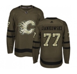 Calgary Flames #77 Mark Jankowski Authentic Green Salute to Service Hockey Jersey