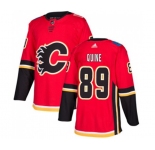 Calgary Flames #89 Alan Quine Authentic Red Home Hockey Jersey