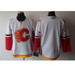 nhl jerseys calgary flames blank white