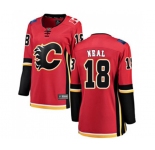Women Calgary Flames #18 James Neal Authentic Red Home Fanatics Branded Breakaway Hockey Jersey