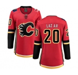 Women Calgary Flames #20 Curtis Lazar Fanatics Branded Red Home Breakaway Hockey Jersey