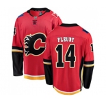 Youth Calgary Flames #14 Theoren Fleury Fanatics Branded Red Home Breakaway Hockey Jersey
