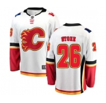Youth Calgary Flames #26 Michael Stone Fanatics Branded White Away Breakaway Hockey Jersey