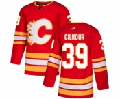 Youth Calgary Flames #39 Doug Gilmour Authentic Red Alternate Hockey Jersey