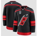 Men's Carolina Hurricanes Blank Black 2026 Stanley Cup Final Home Premium Hockey Stitched Jersey