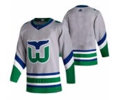 Men's Carolina Hurricanes Blank Grey 2020-21 Reverse Retro Alternate Hockey Jersey