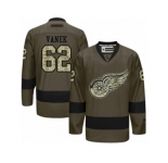 Men's Reebok Detroit Red Wings #62 Thomas Vanek Authentic Green Salute to Service NHL Jersey