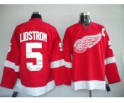 nhl detoit red wings #5 fidstrom red C