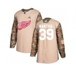 Youth Adidas Detroit Red Wings #39 Anthony Mantha Camo Authentic 2017 Veterans Day Stitched NHL Jersey