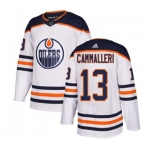 Adidas Edmonton Oilers #13 Mike Cammalleri Authentic White Away NHL Jersey