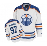 Reebok Edmonton Oilers #97 Connor McDavid Authentic White Away NHL Jersey