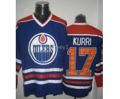 nhl edmonton oilers #17 kurri lt.blue jerseys