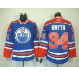 nhl jerseys edmonton oilers #94 smyth lt.blue