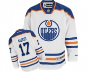 Women Reebok Edmonton Oilers #17 Jari Kurri Authentic White Away NHL Jersey