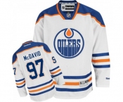 Women Reebok Edmonton Oilers #97 Connor McDavid Authentic White Away NHL Jersey