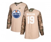 Youth Adidas Edmonton Oilers #19 Patrick Maroon Camo Authentic 2017 Veterans Day Stitched NHL Jersey