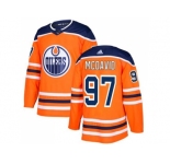 Youth Adidas Edmonton Oilers #97 Connor McDavid Orange Home Authentic Stitched NHL Jersey